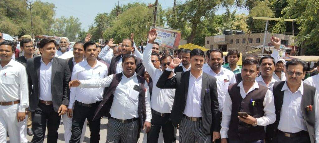 Advocate-Vineet-Yadav-in -Rally